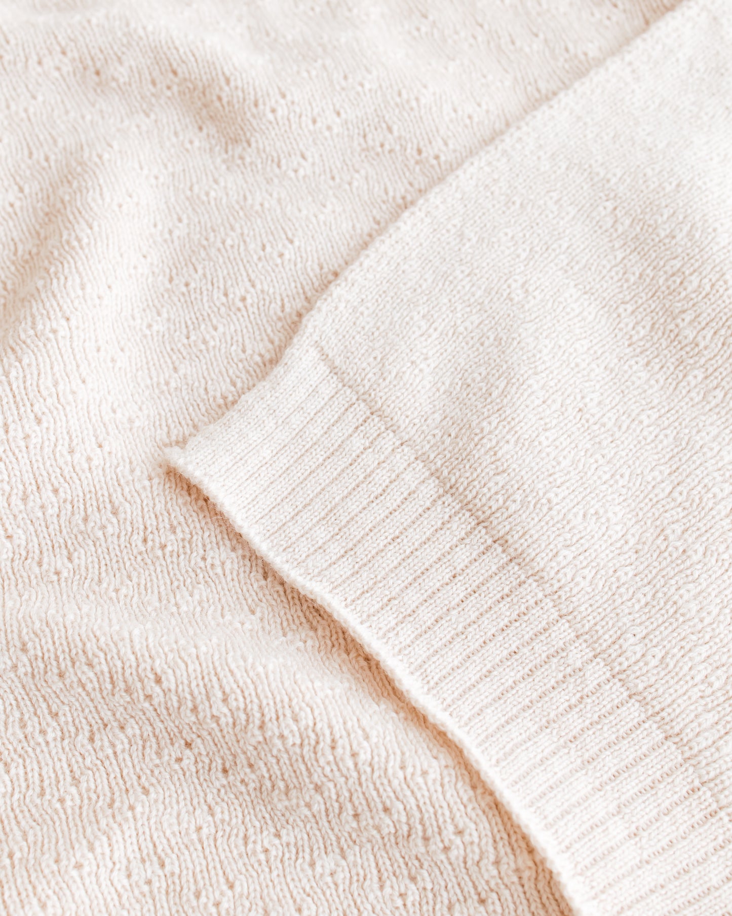 Hvid Decke Dora - Creme