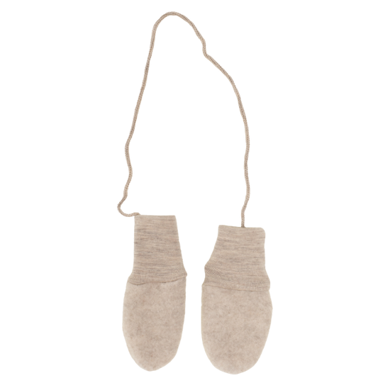 Engel Natur Wolffleece Babyfäustlinge - Sand