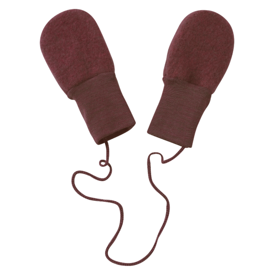 Engel Natur Wolffleece Babyfäustlinge - Sand