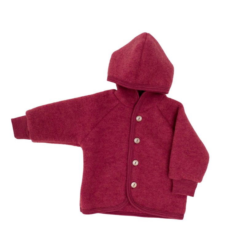 Engel Natur Wolffleecejacke - Jaspis Melange