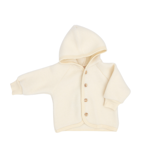 Engel Natur Wolffleece-Jacke – Natur