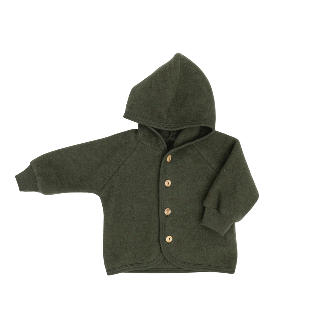Engel Natur Wollfleecejacke – Reed Melange