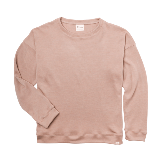 Engel Natur Woll-/Seidenpullover für Erwachsene - Dusty Rose