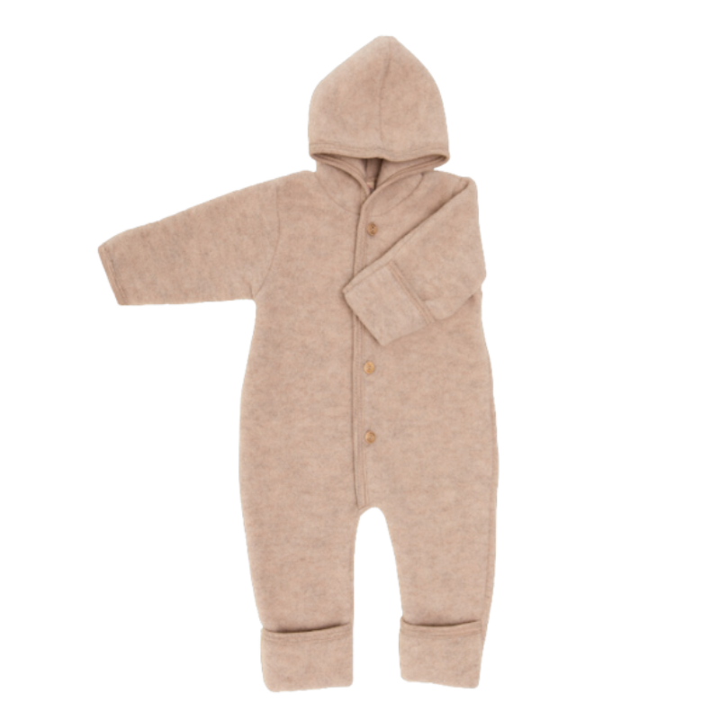Engel Natur Merinowollfleece-Overall - Sand