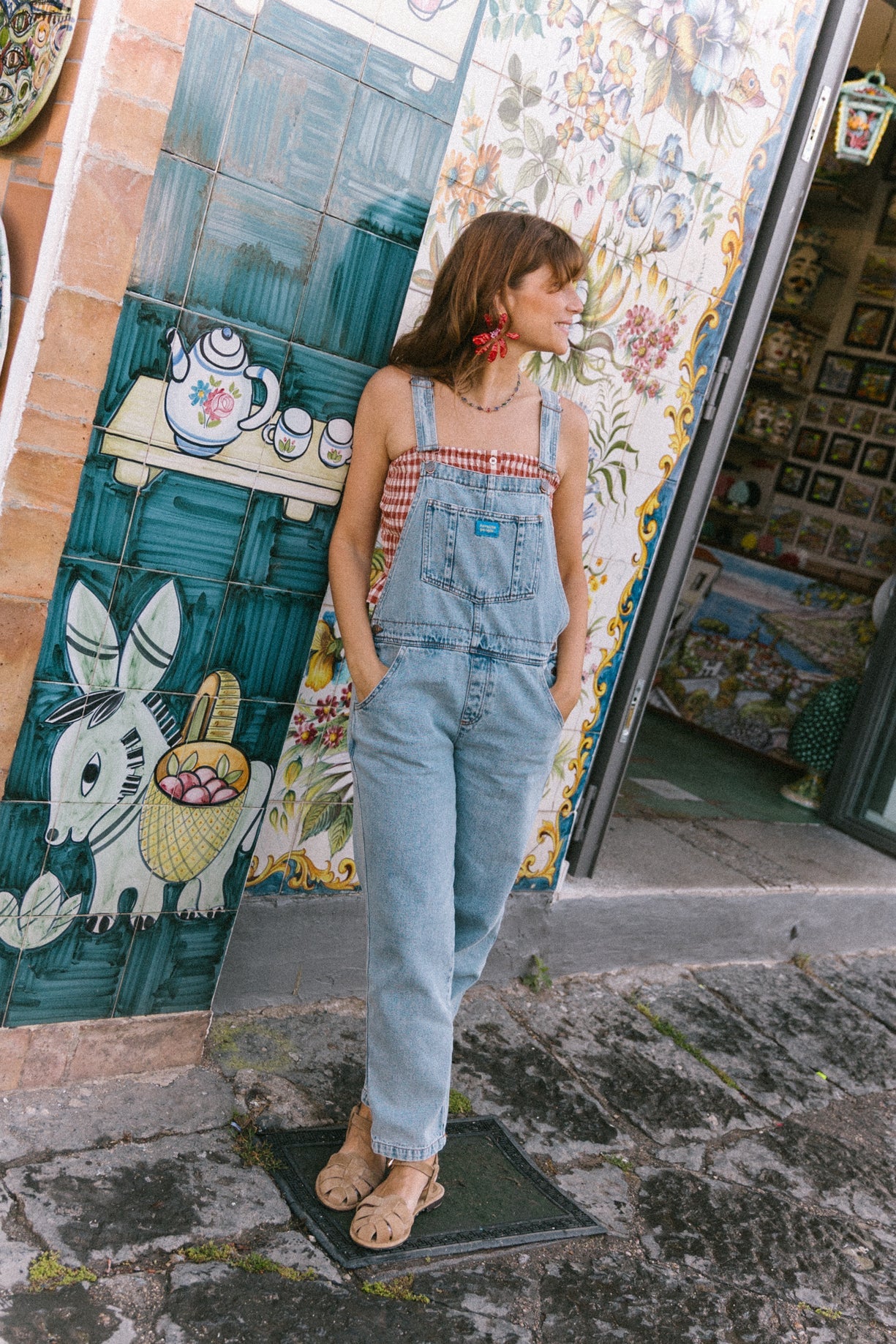 Favorite People dames overall - denim