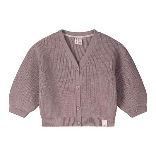Gray Label Baby-Strickjacke aus Wolle – Beere