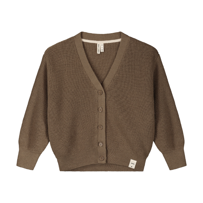 Gray Label Kinderweste aus gestrickter Wolle – Woody