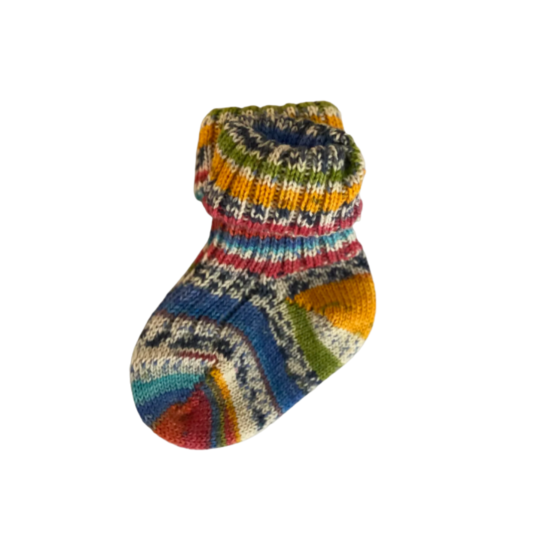 Grödo wollen babysokken - Multicolor