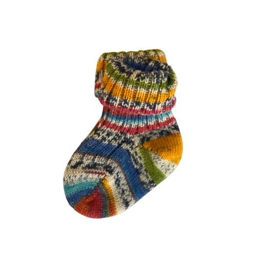 Grödo wollen babysokken - Multicolor