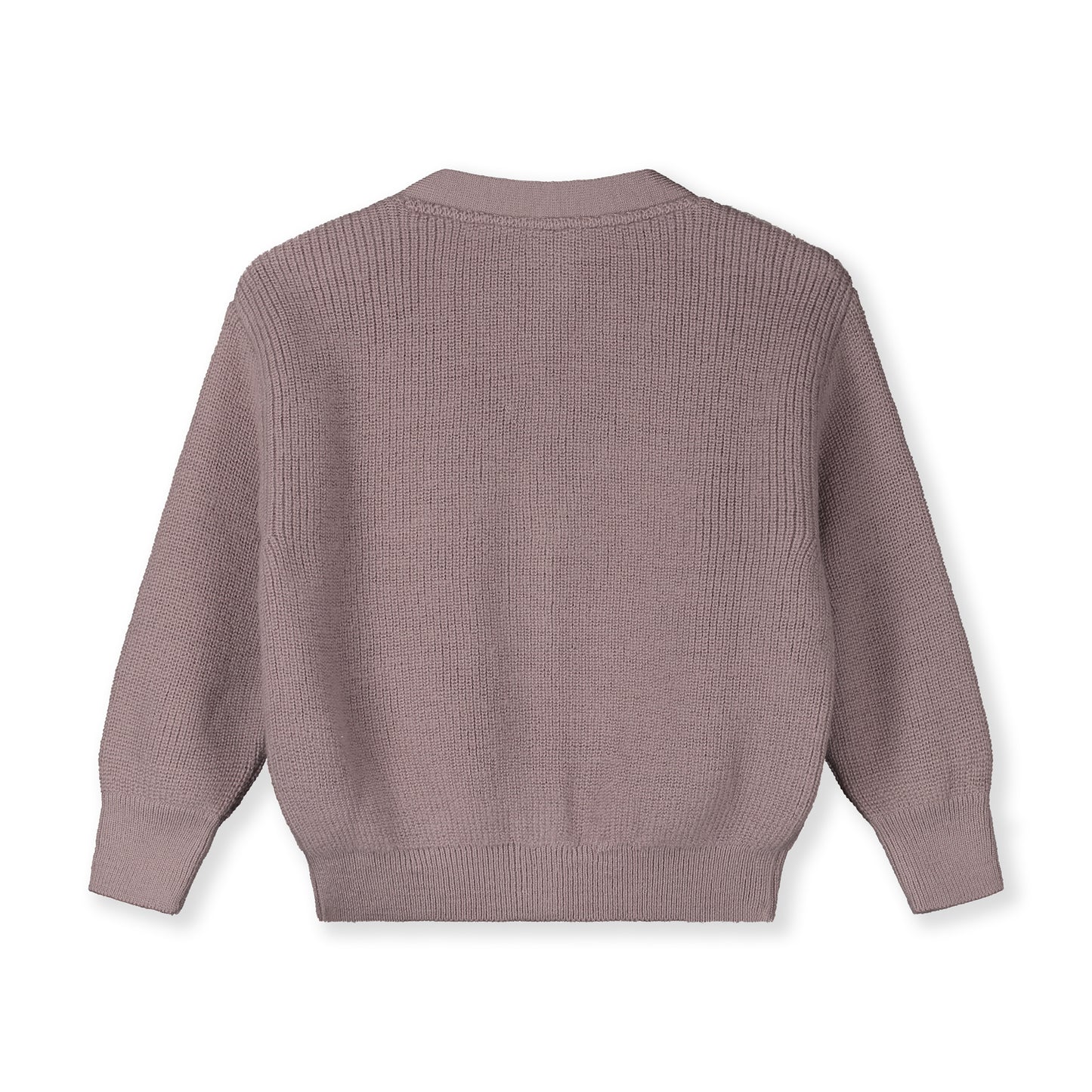 Gray Label Kinderweste aus gestrickter Wolle - Beere