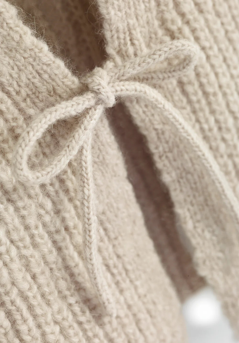 HALFEN Alpaka Kinderweste mit Fliege - Beige