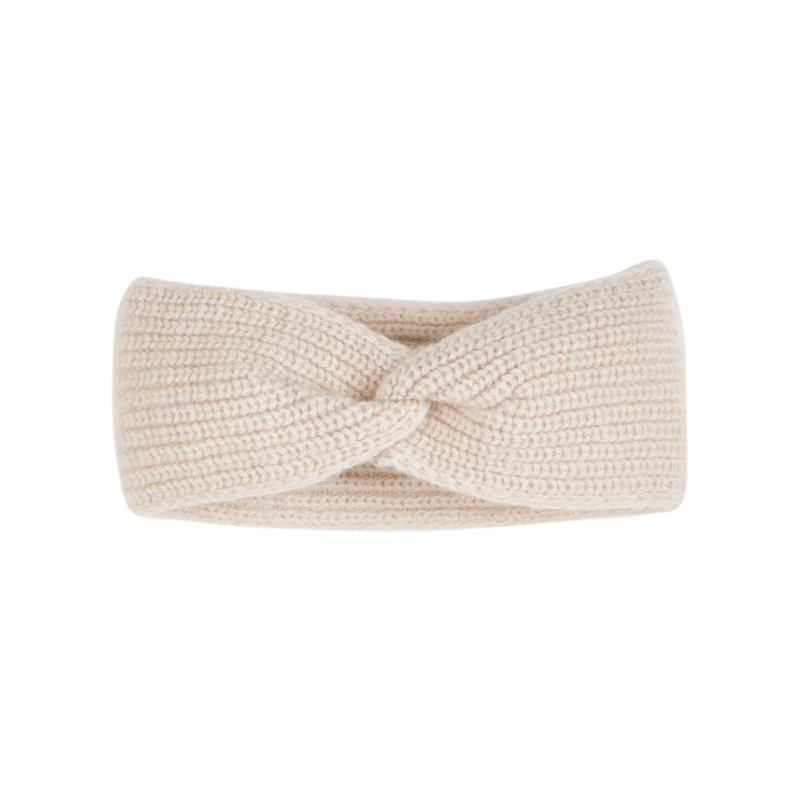 HALFEN Kaschmir Kinderstirnband mit Knoten - Beige