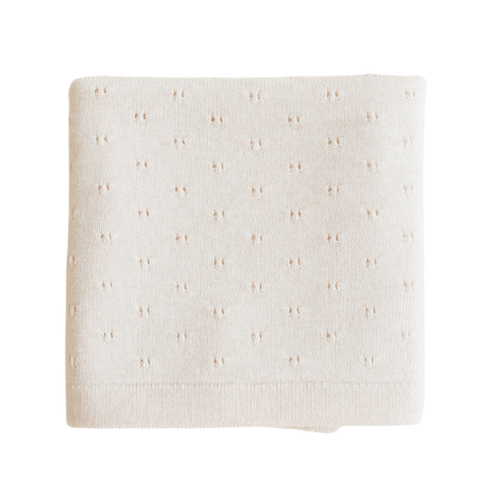 Hvid Decke Bibi - Creme