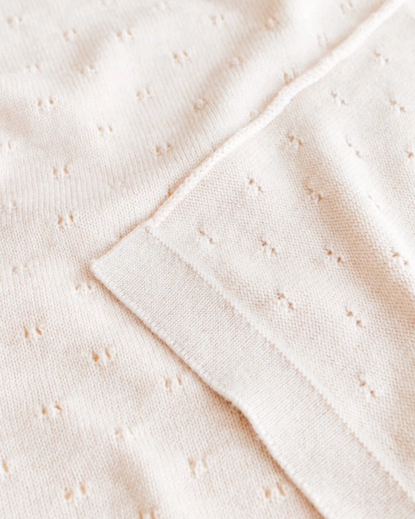 Hvid Decke Bibi - Creme