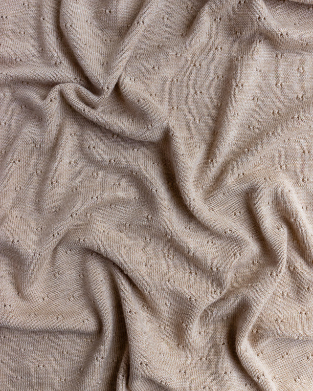 Hvid Decke Bibi - Sand