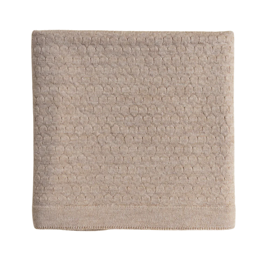 Hvid Decke Frankie - Sand