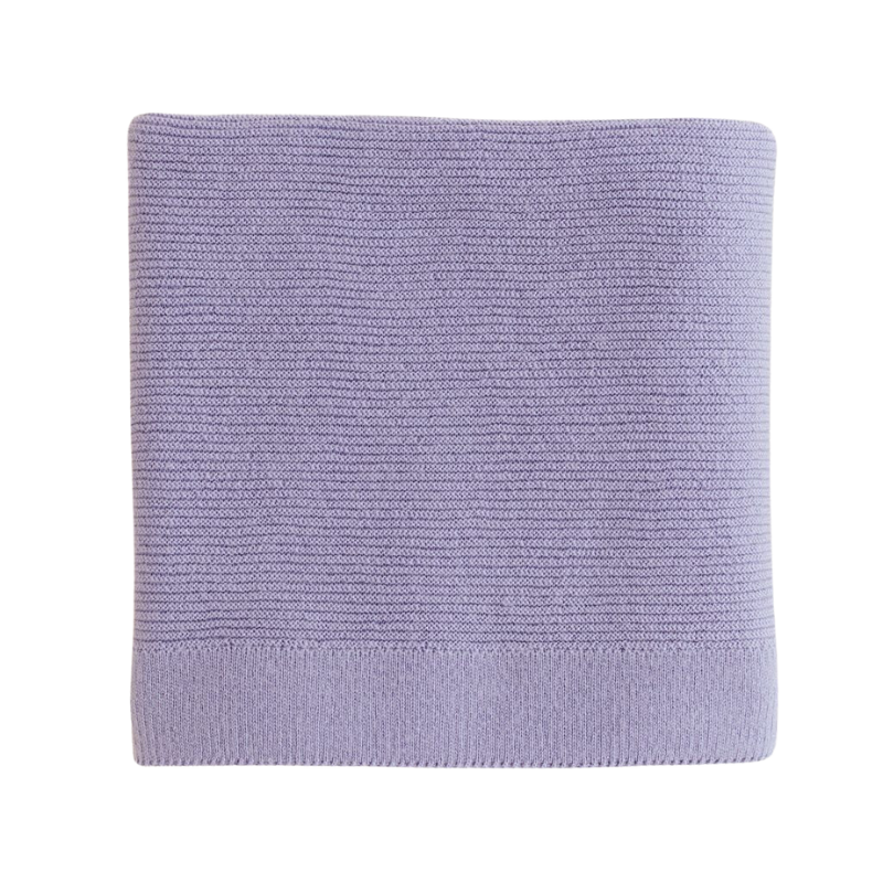 Hvid Decke Gust - Lilac