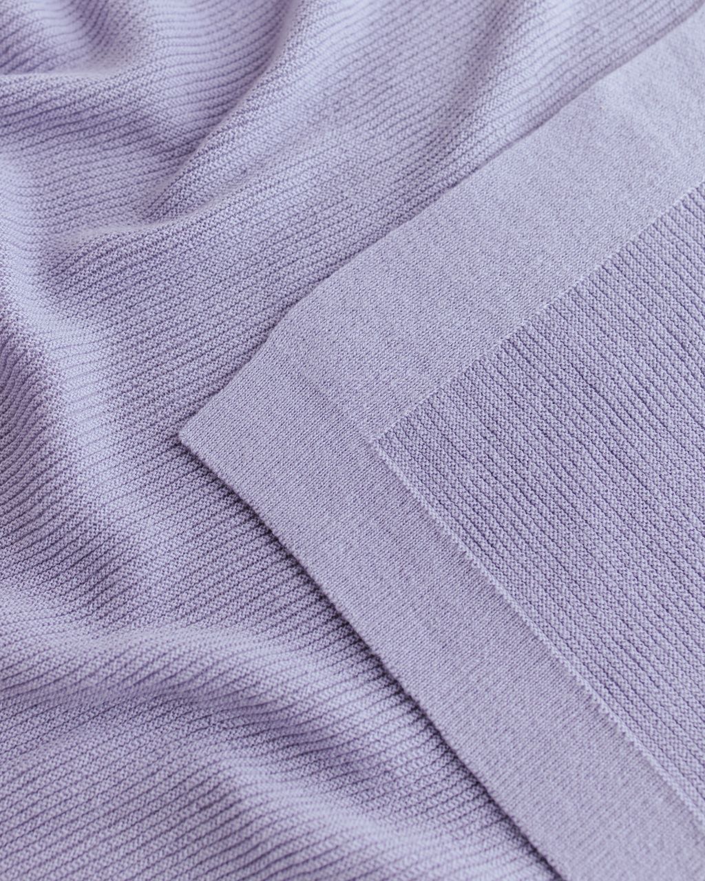 Hvid Decke Gust - Lilac