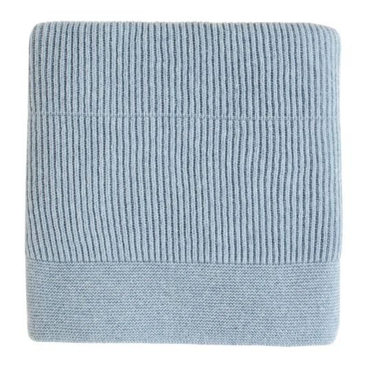 Hvid deken Gaston - Frost Blue