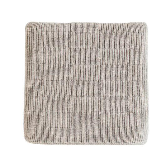 Hvid Decke Ivy - Pebble