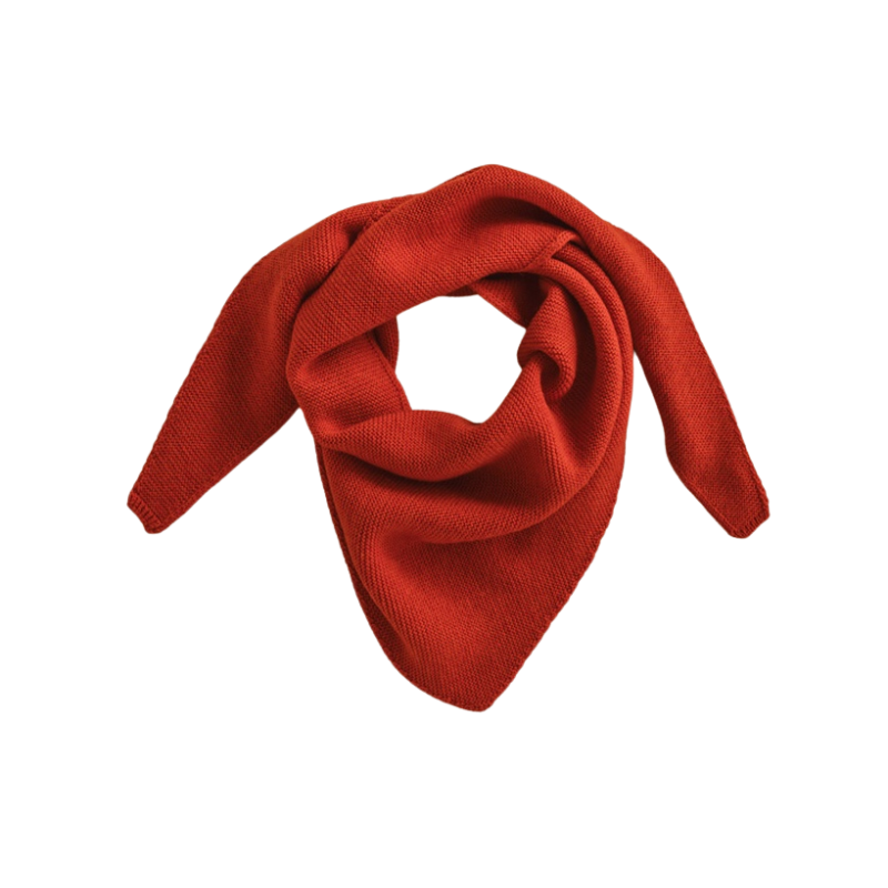 Hvid Schal Josephina - Rot