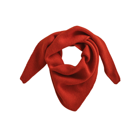 Hvid Schal Josephina - Rot
