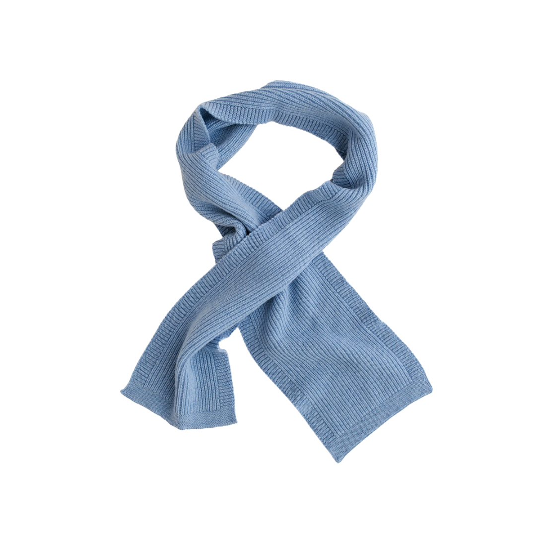 Hvid sjaal Gustave - Light Blue