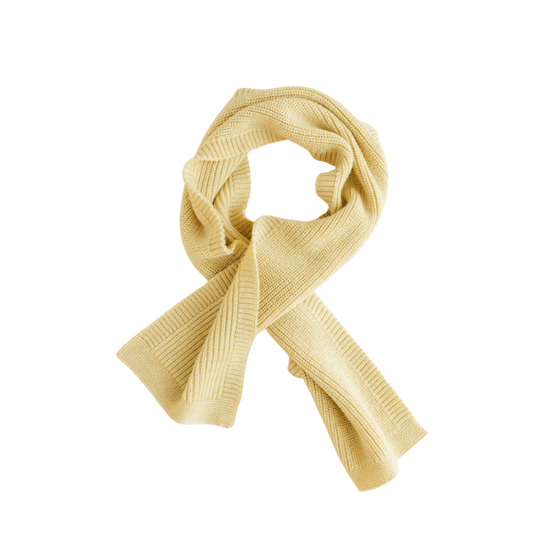 Hvid sjaal Gustave - Light Yellow