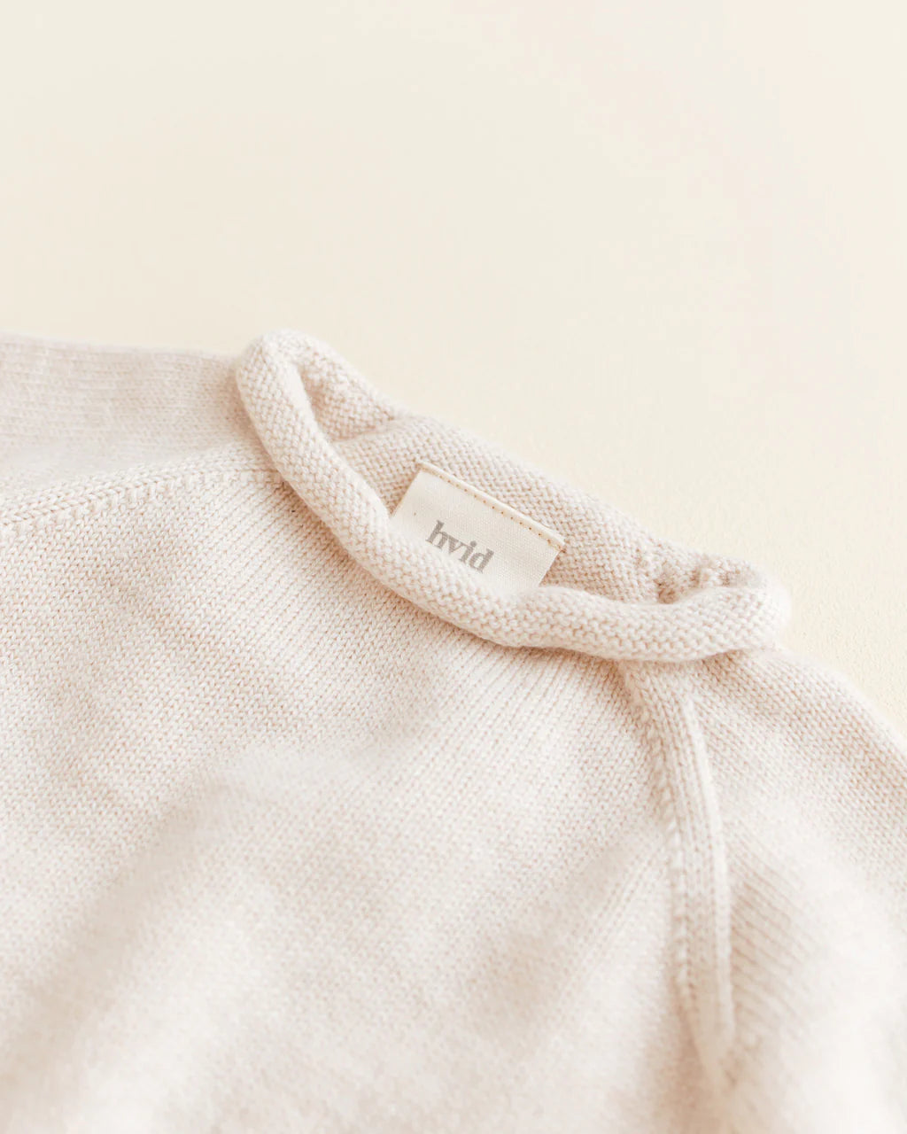 Hvid-Pullover Georgette - Creme