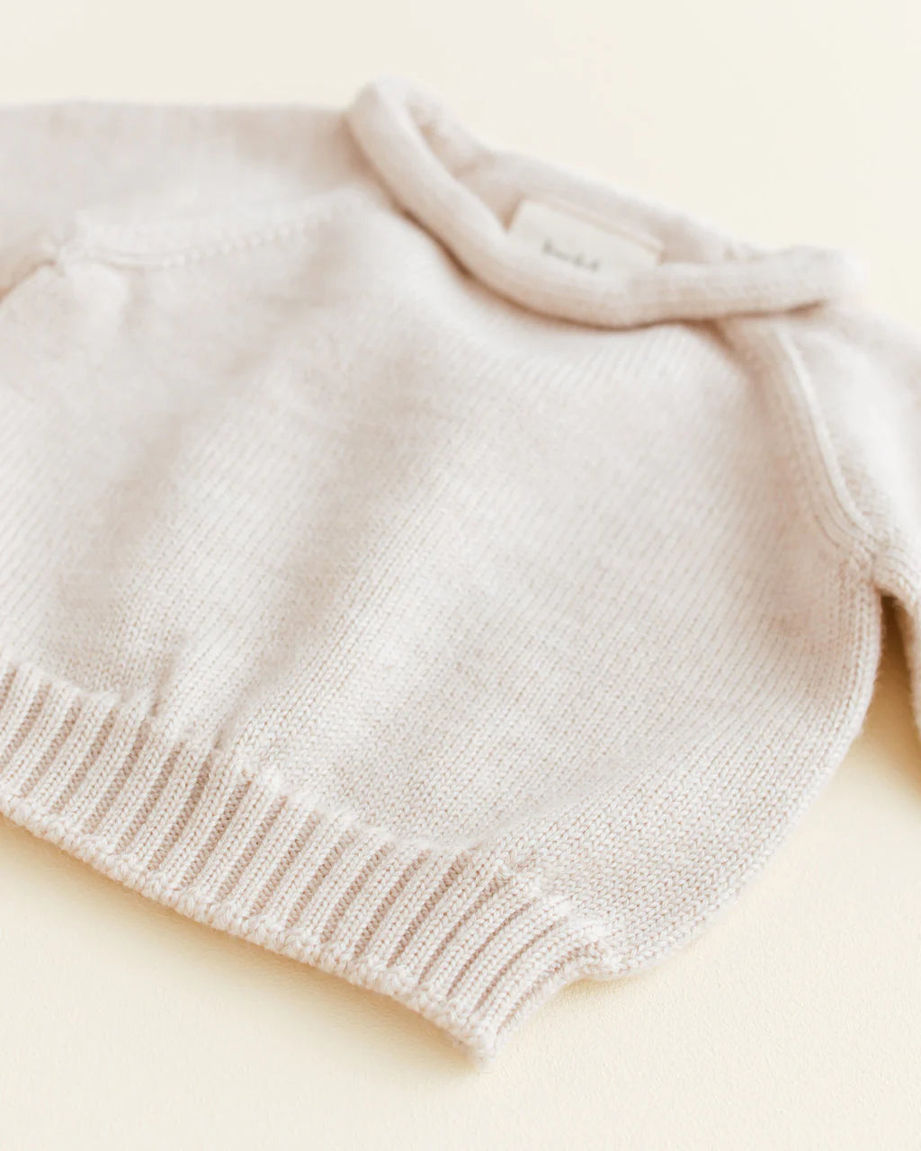 Hvid-Pullover Georgette - Creme