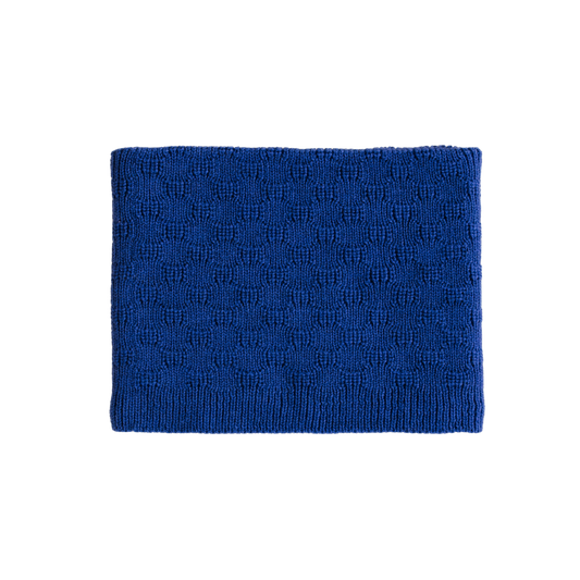 Hvid Schlauchschal Gigi – Kobaltblau