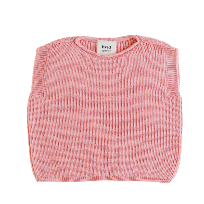 Hvid Weste Harvey Baby - Bubblegum