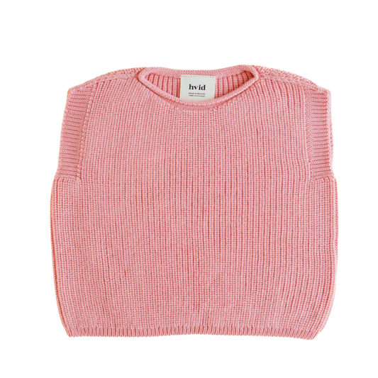 Hvid Weste Harvey Baby - Bubblegum