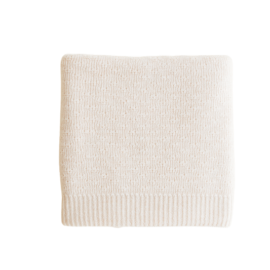 Hvid Decke Dora - Creme