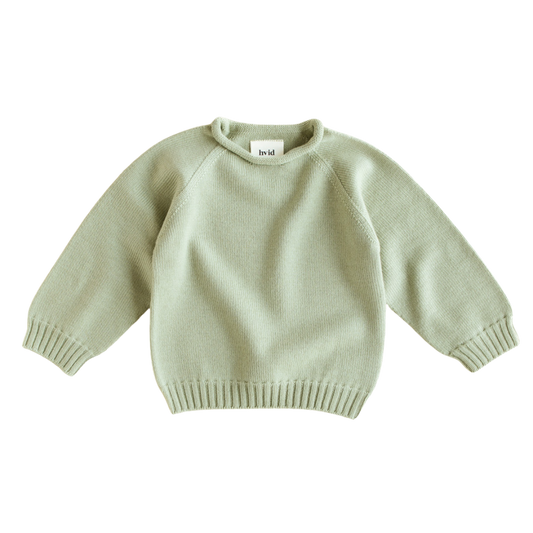 Hvid Pullover Georgette - Minze
