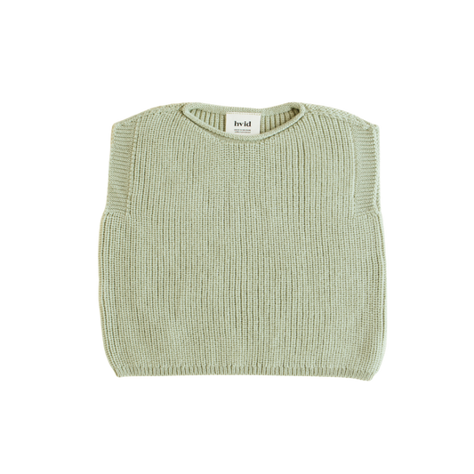 Hvid Weste Harvey Baby - Mint