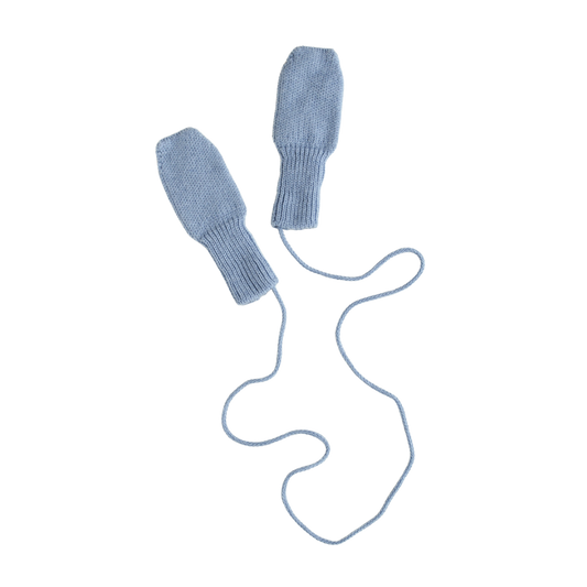 Hvid Fäustlinge Fiza - Hellblau