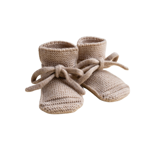 Hvid Hausschuhe - Sand