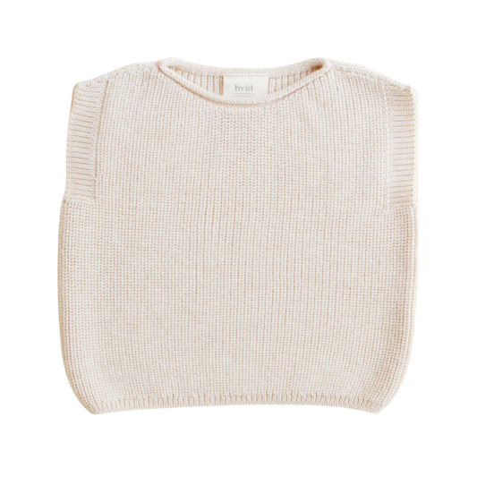 Hvid Weste Harvey Baby - Creme