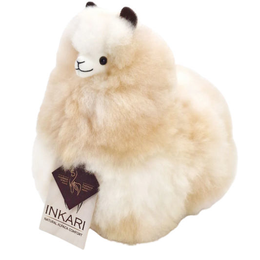 Inkari small naturals alpaca knuffel in de kleur sahara - de Wevershoek