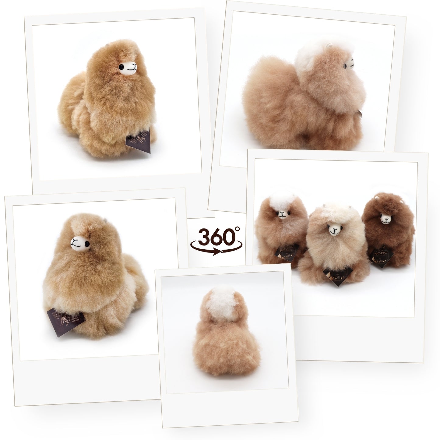 Inkari Alpaka Kuscheltier Mini Naturals - Blond