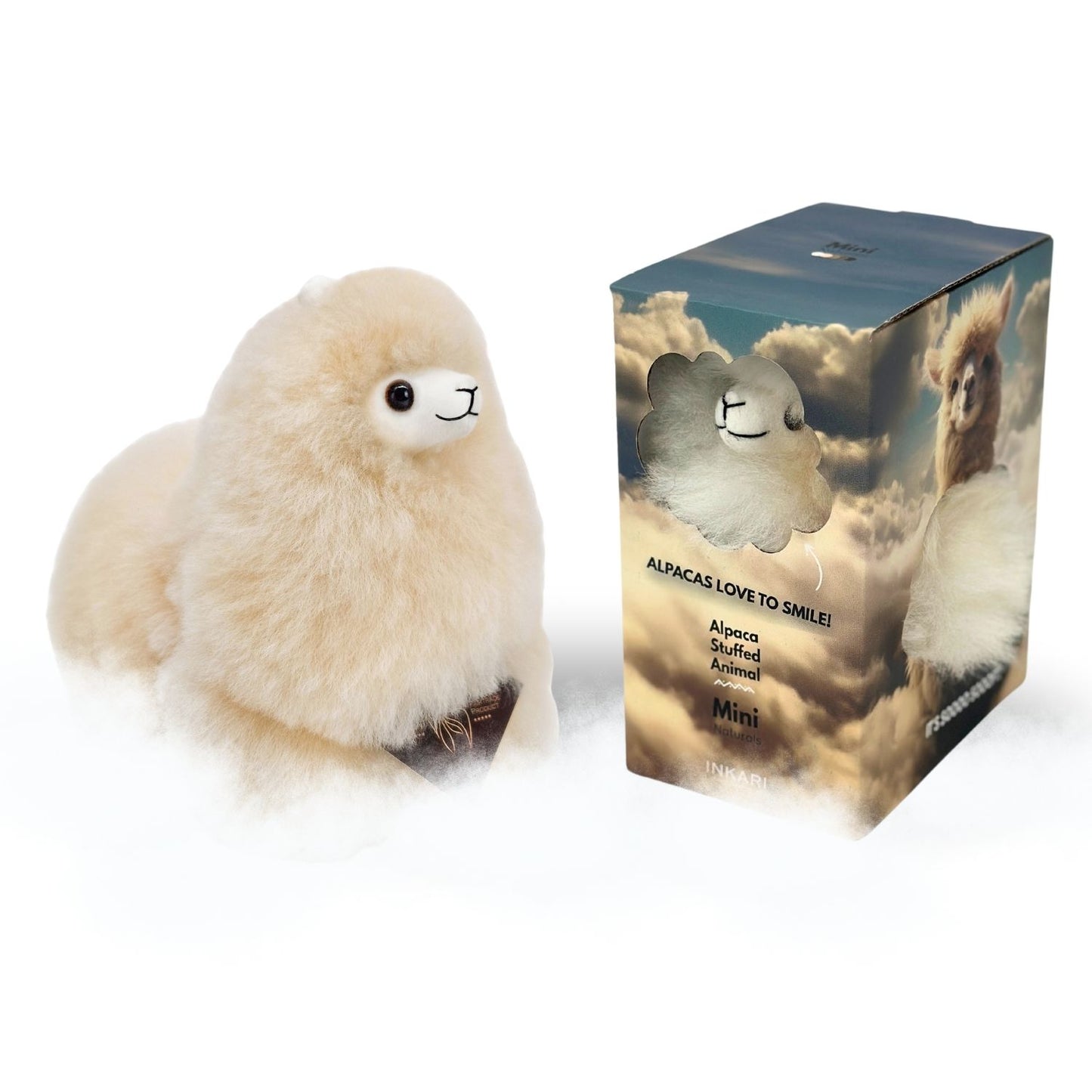 Inkari alpaca cuddly toy mini naturals - Blond