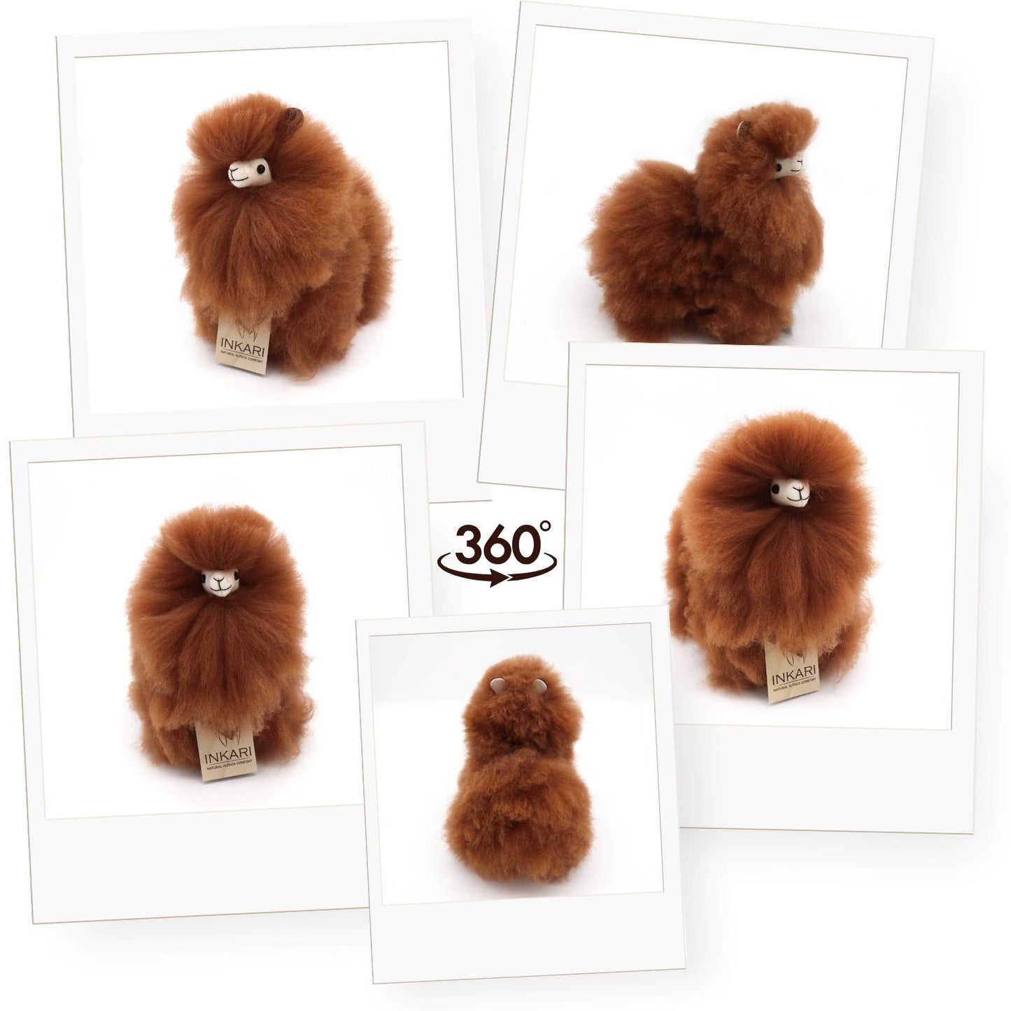 Inkari alpaca cuddly toy small naturals - Sandstone