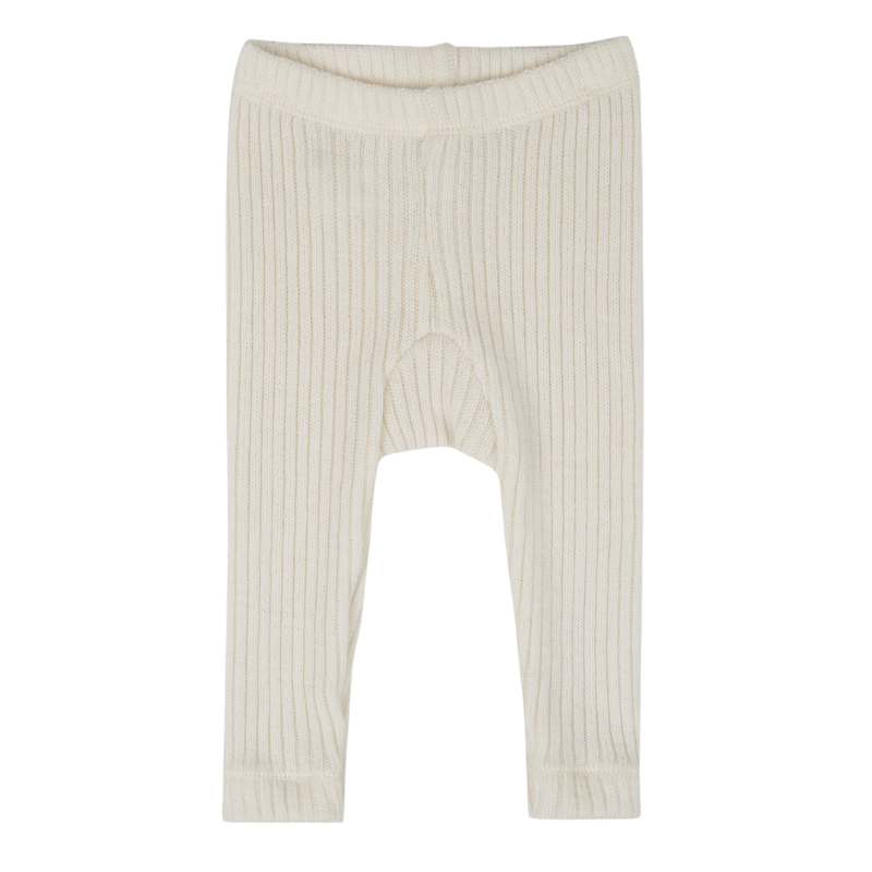 Joha knitted wool ribbed trousers - Natural 