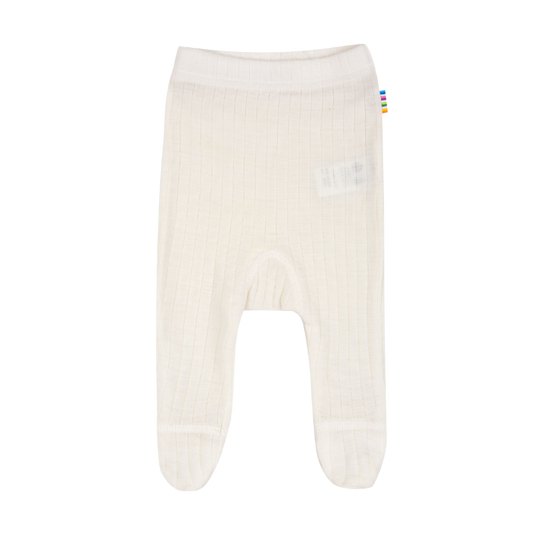 Joha Wollleggings mit Frühchenfüßen - Natur