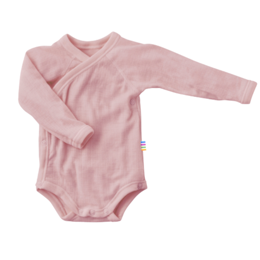 Joha wollen wikkelromper - Old rose