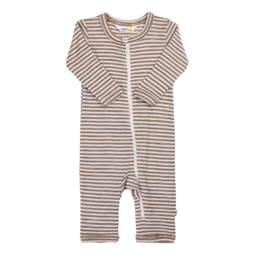 Joha wool/silk jumpsuit - Dark Beige
