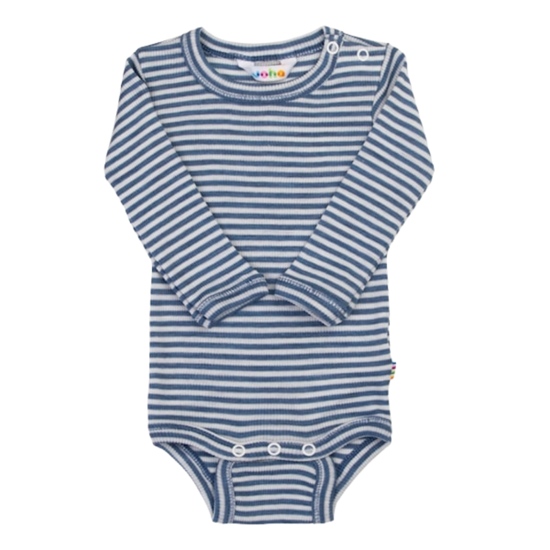 Joha Woll/Seide Strampler - Blue