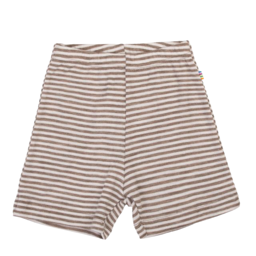 Joha Wol/Seide Shorts – Dunkelbeige