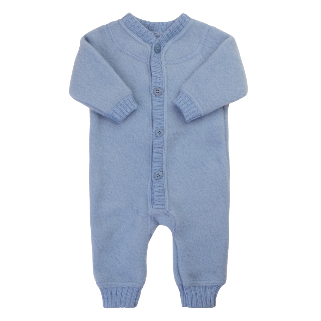 Joha Wollfleece-Overall – Blau